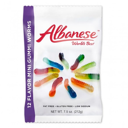 ALBANESE WORLDS BEST Assorted Gummi Candy 7.5 oz 53350